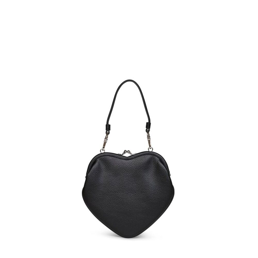 Vivienne Westwood Women Black Belle Heart Frame Handbag - Picture 3 of 3